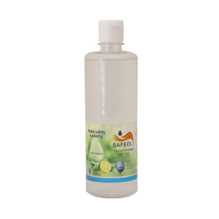 SAFEOL HAND SANITIZER GEL 80% 500ML